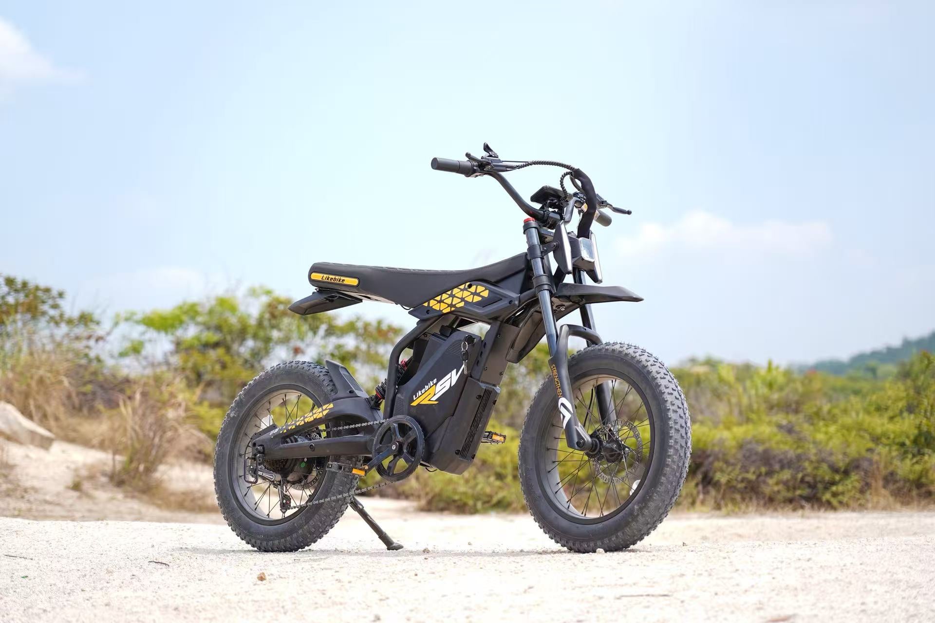 Likebike off road ebike KN110(2000w;50miles range;Long saddle)