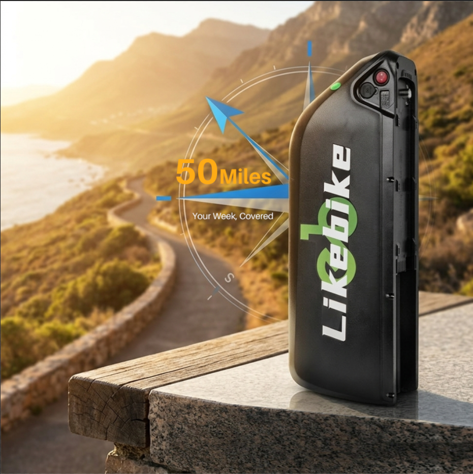 U12 High-Performance E-bike | 1500W Peak Power, 50-Mile Range & Dual Safety (BMS + Hydraulic Brakes)