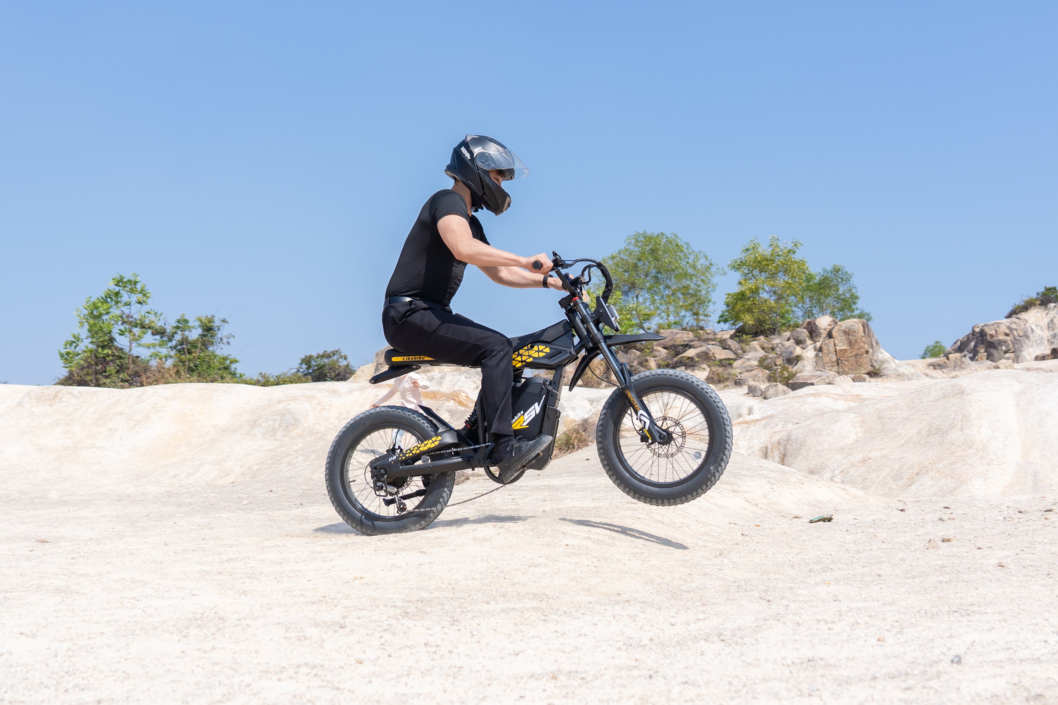 Likebike off road ebike KN110(2000w;50miles range;Long saddle)