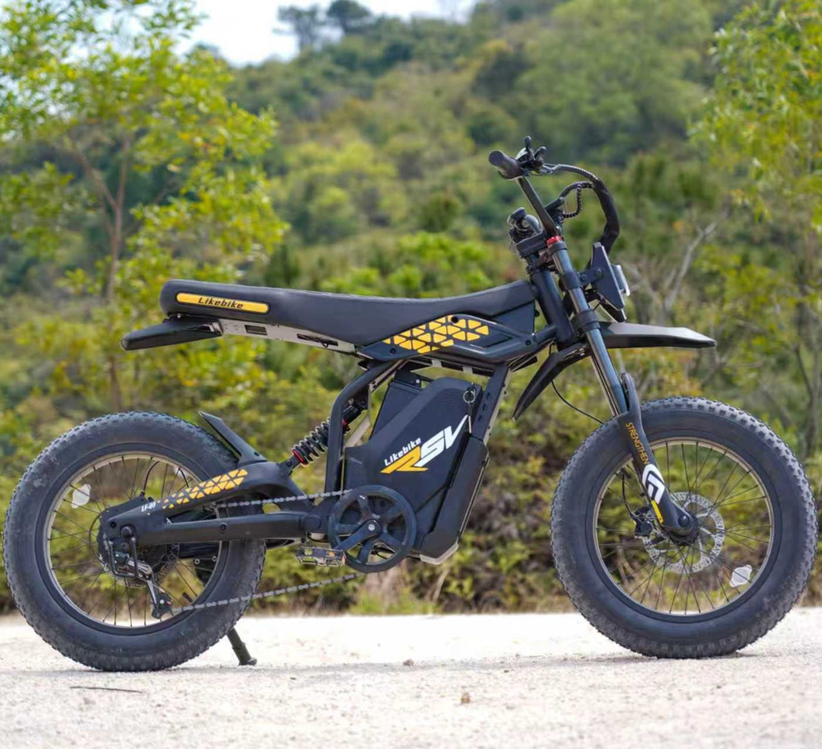 Likebike LF03 & LF03 Pro Off-Road E-Bike - 3000W/2000W, 50/80Mile Range, Fat Tire, Long Saddle