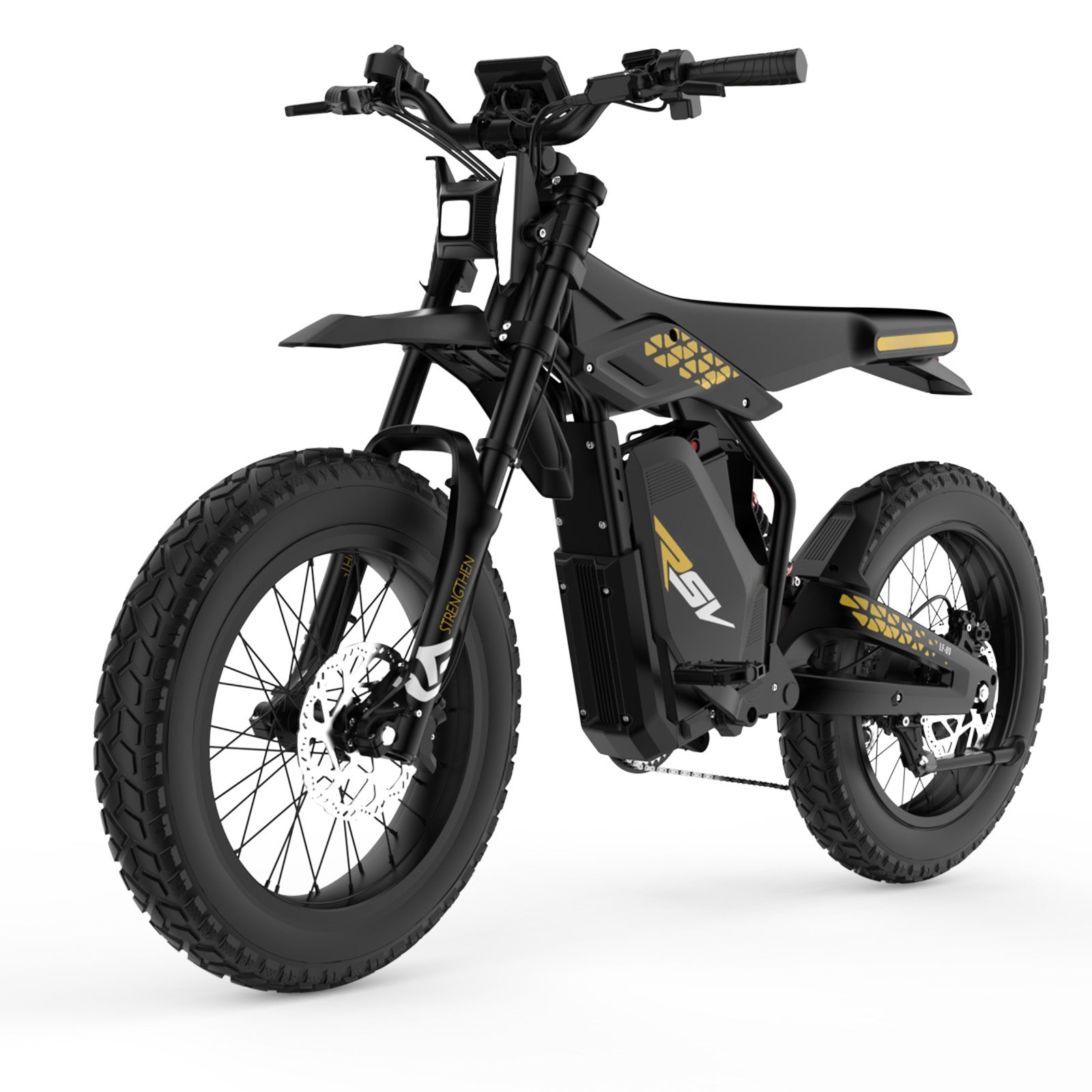 Likebike off road ebike KN110(2000w;50miles range;Long saddle)