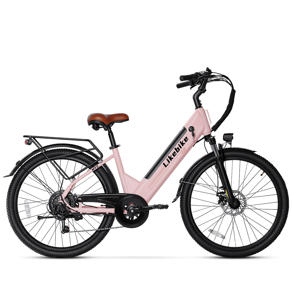 Likebike MY2 26" Step-Through Electric Bike for Adults, UL 2849 Certified Commuter Ebike