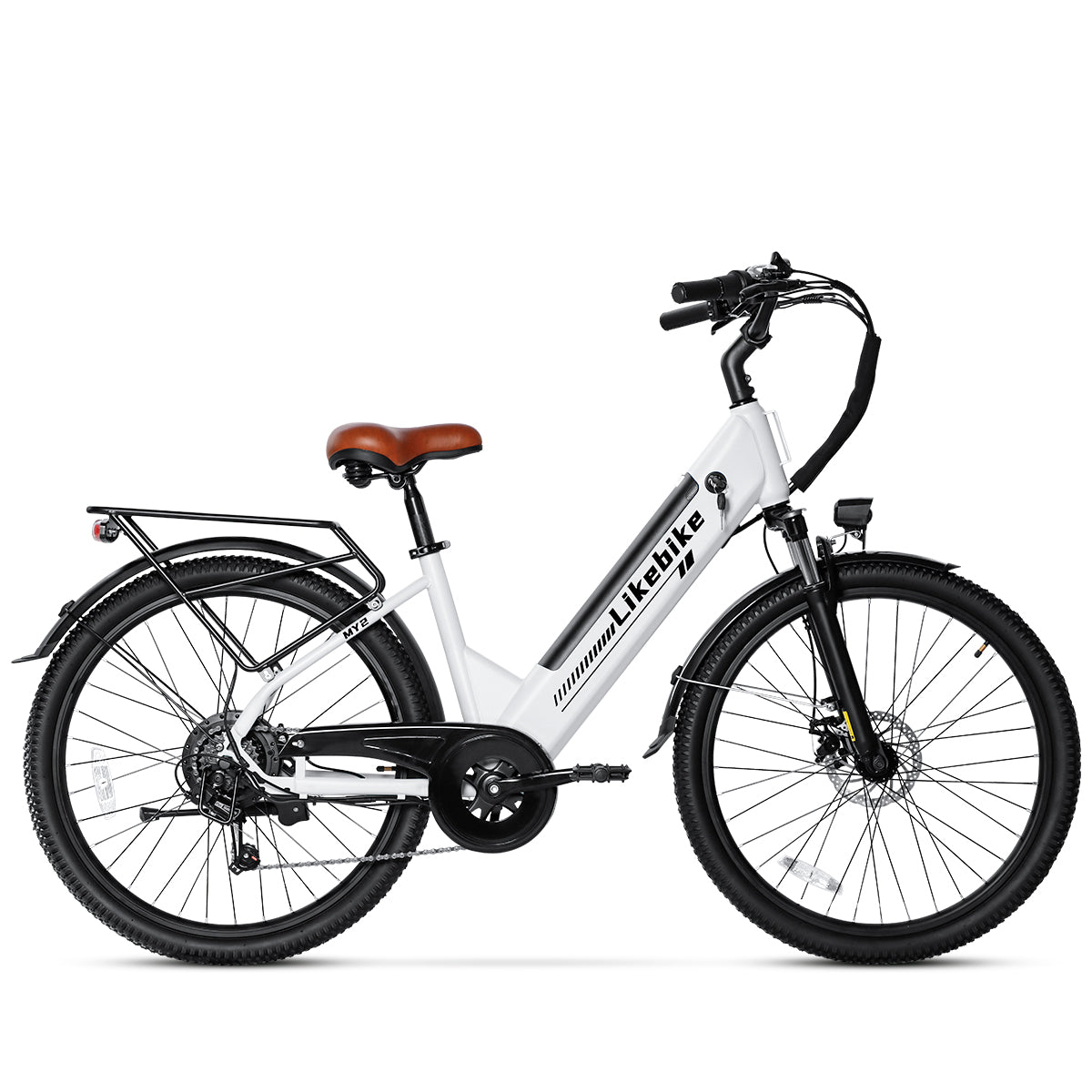 Likebike MY2 26" Step-Through Electric Bike for Adults, UL 2849 Certified Commuter Ebike