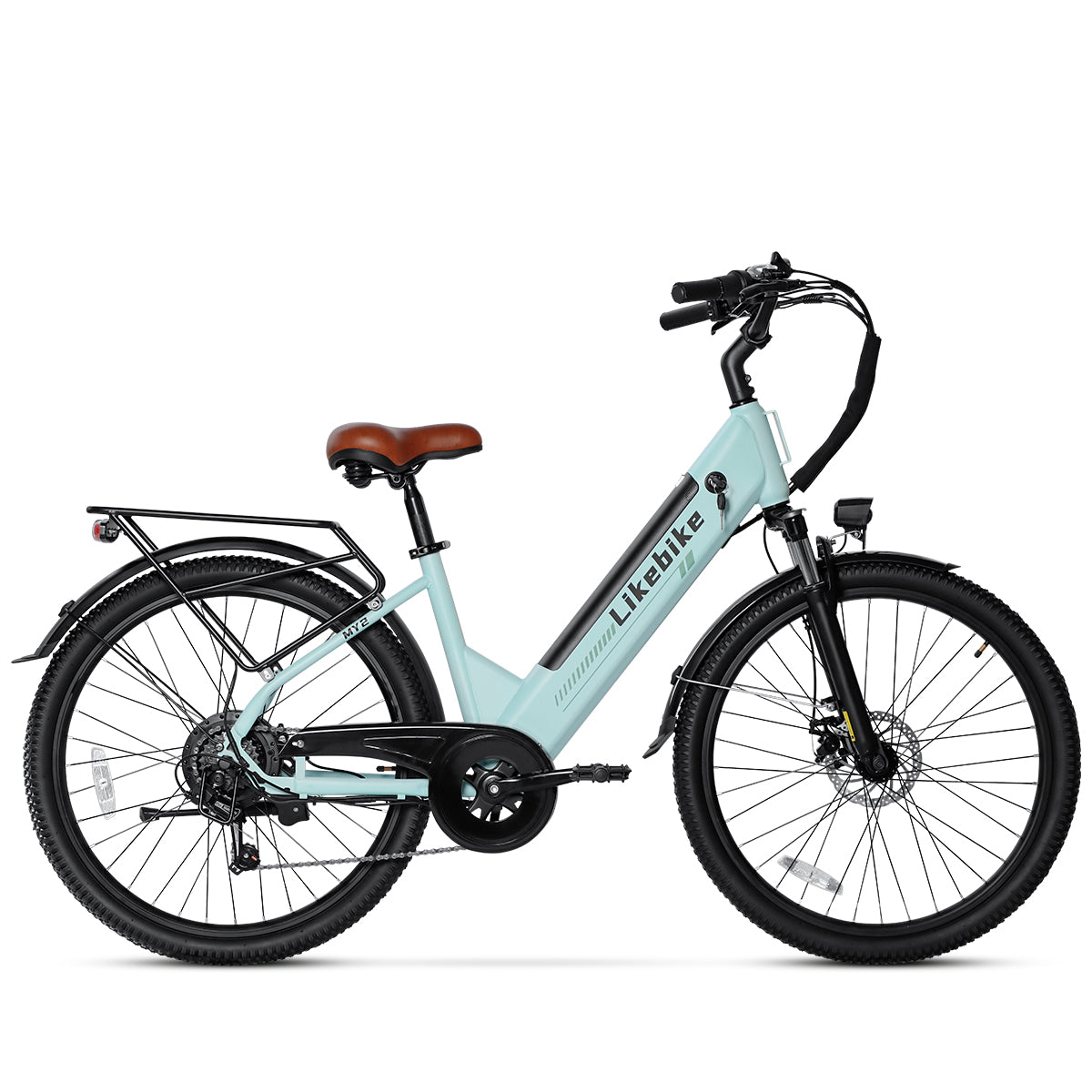 Likebike MY2 26" Step-Through Electric Bike for Adults, UL 2849 Certified Commuter Ebike