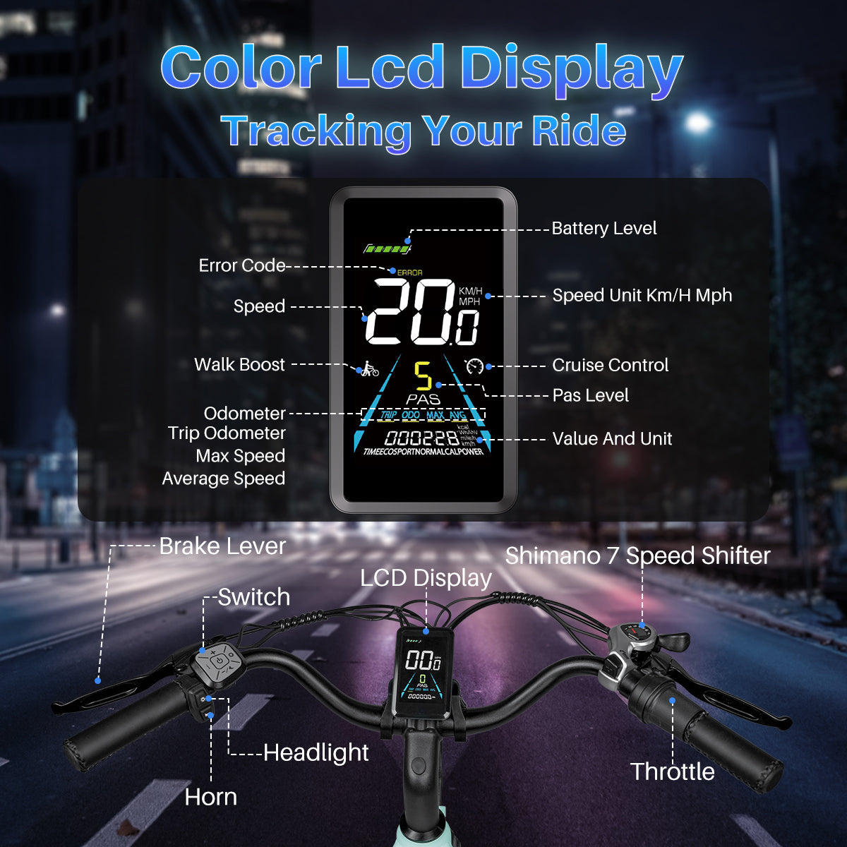Likebike MY2 26" Step-Through Electric Bike for Adults, UL 2849 Certified Commuter Ebike