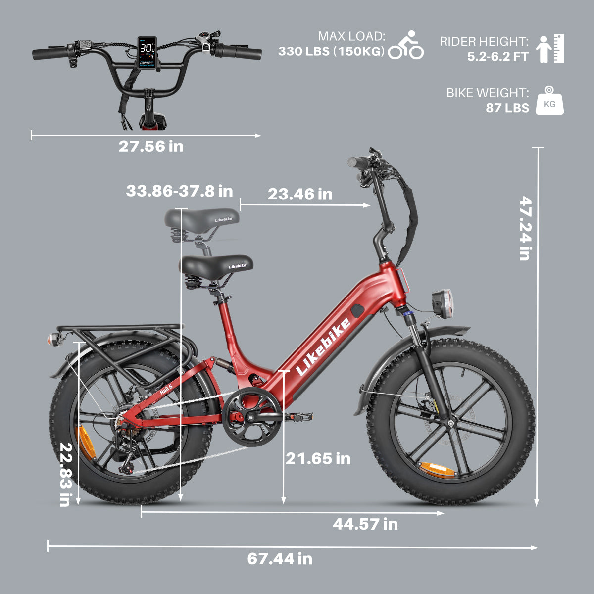 Likebike Rail 5 Ebike