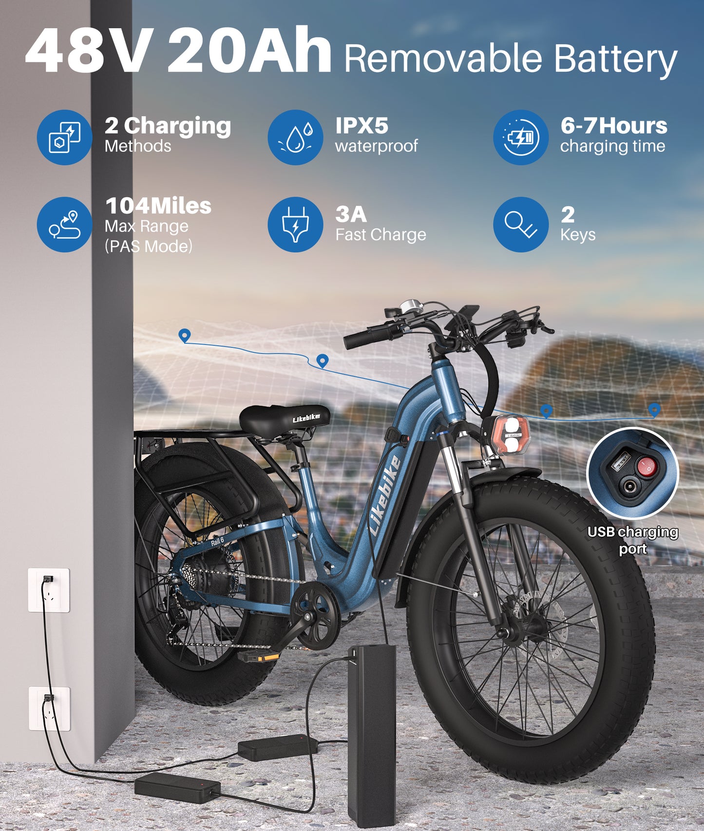 Likebike Rail6 Ebike
