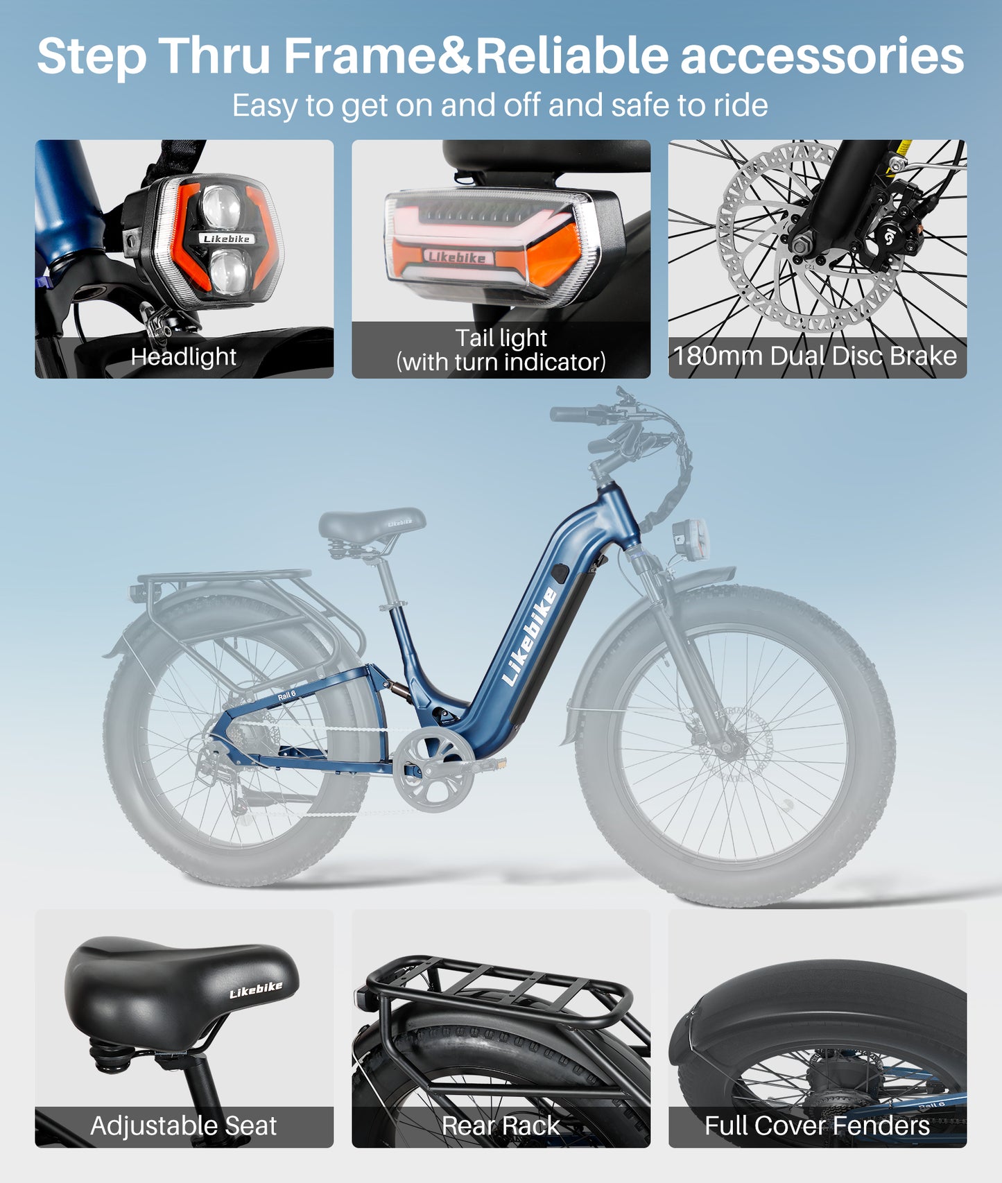 Likebike Rail6 Ebike