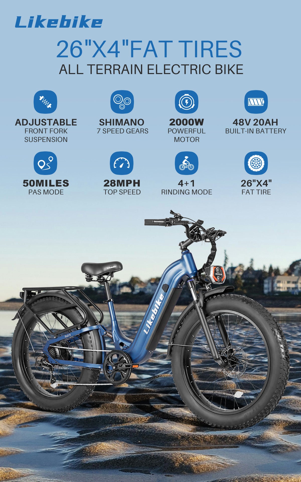Likebike Commuter e-bike Rail 6