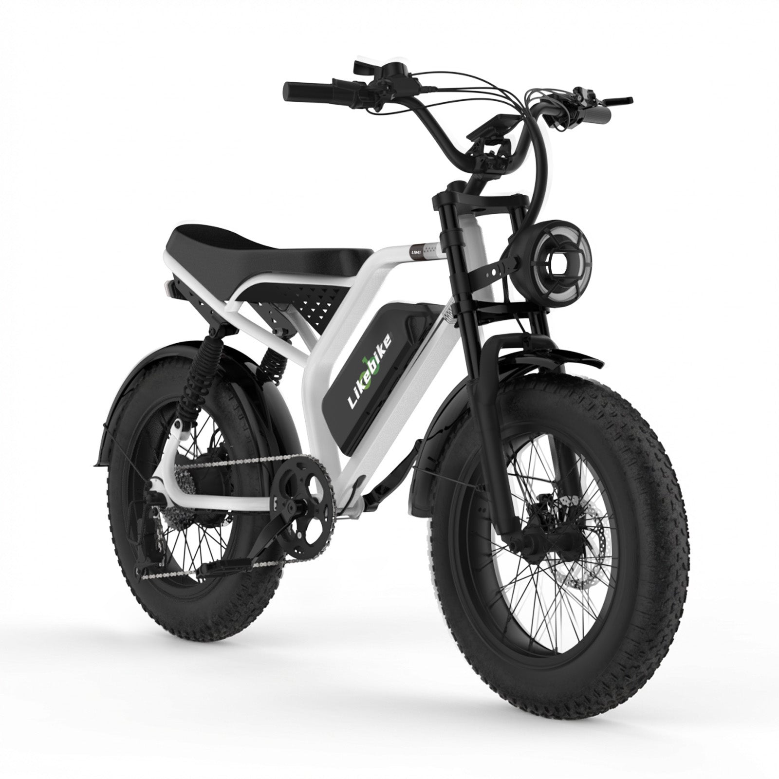 Likebike UM1(Formerly U12) Off-Road Ebike,2000W Fat Tire, UL 2849