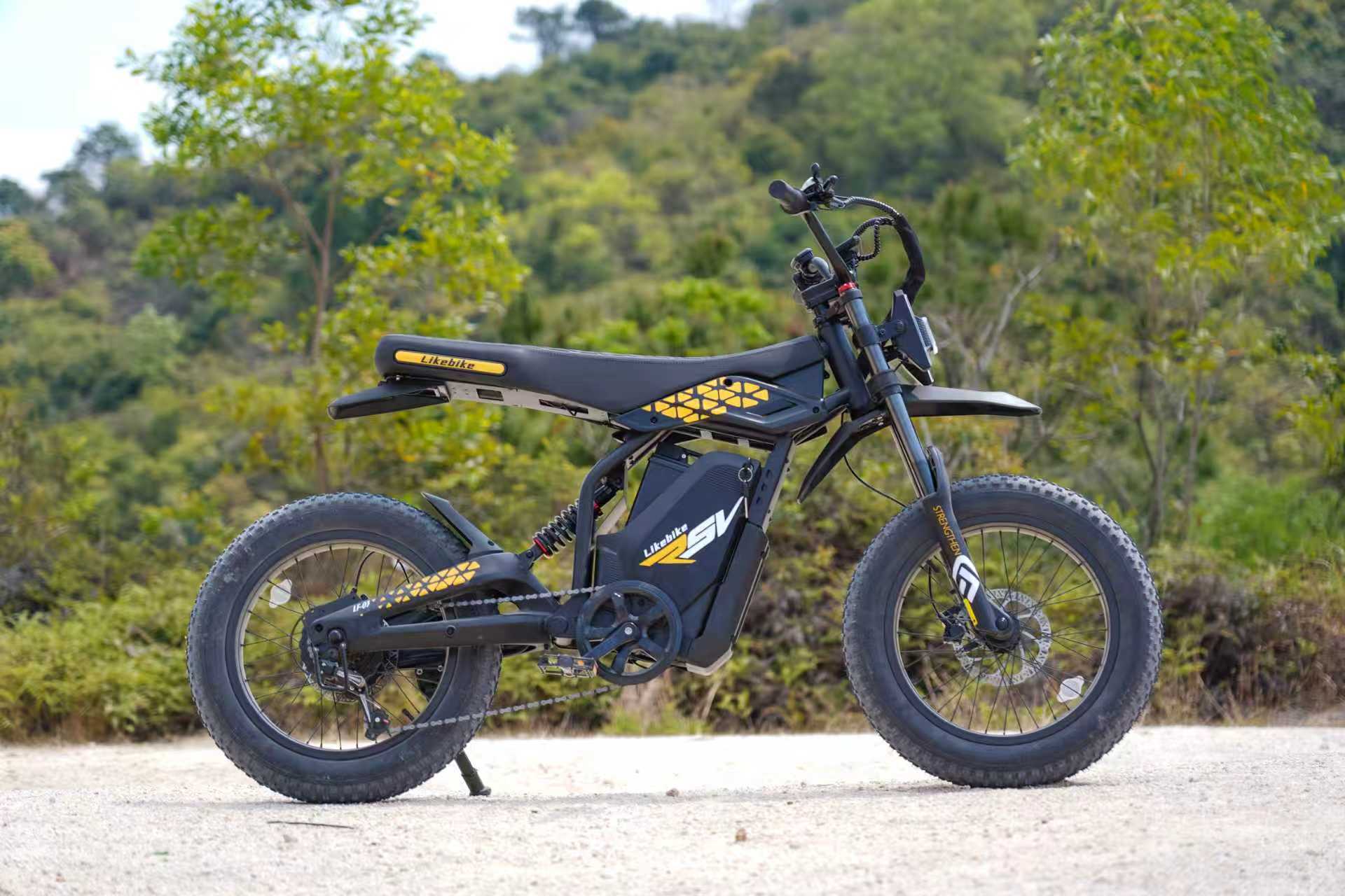 Likebike off road ebike KN110(2000w;50miles range;Long saddle)