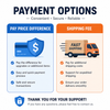 Payment Difference & Additional Shipping Fee