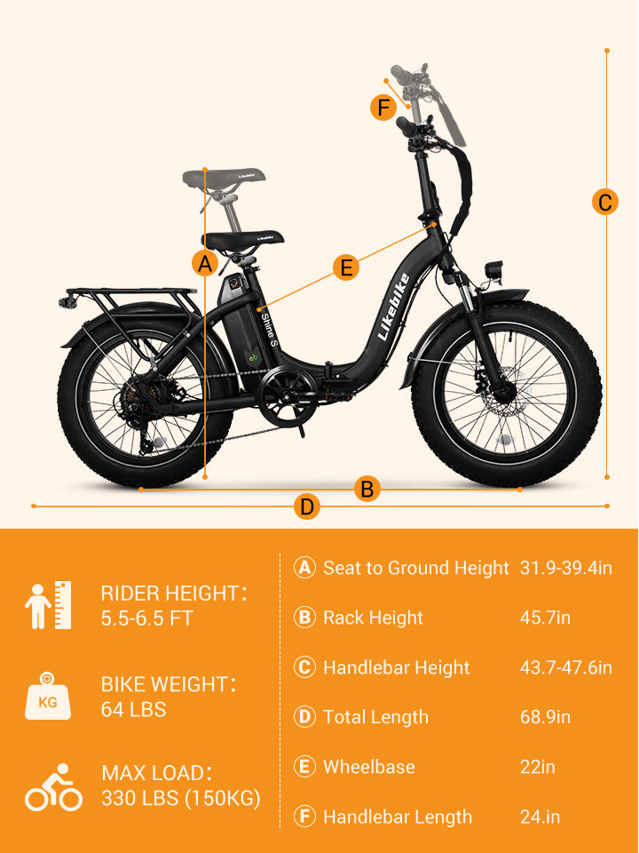 Likebike Shine S Foldable Ebike