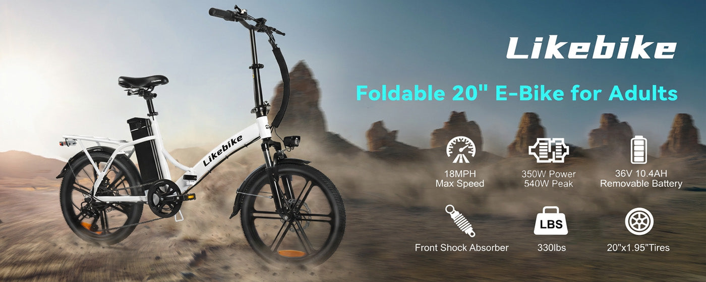 doc green e-klapprad Likebike Folding e-bike Sunny