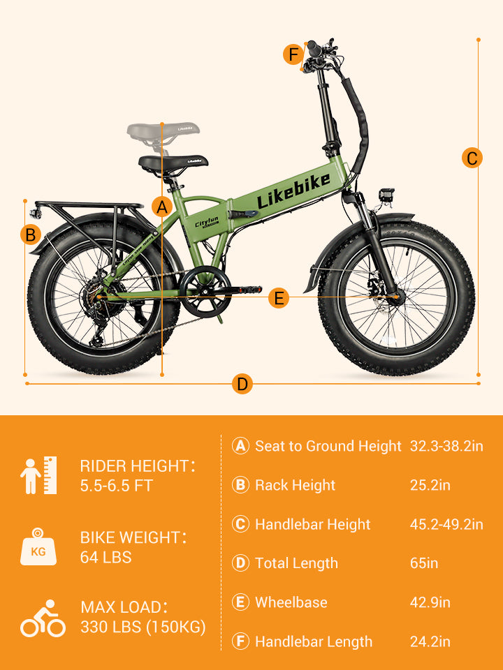 Likebike Cityfun  Foldable Ebike