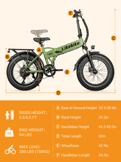 Likebike Cityfun  Foldable Ebike