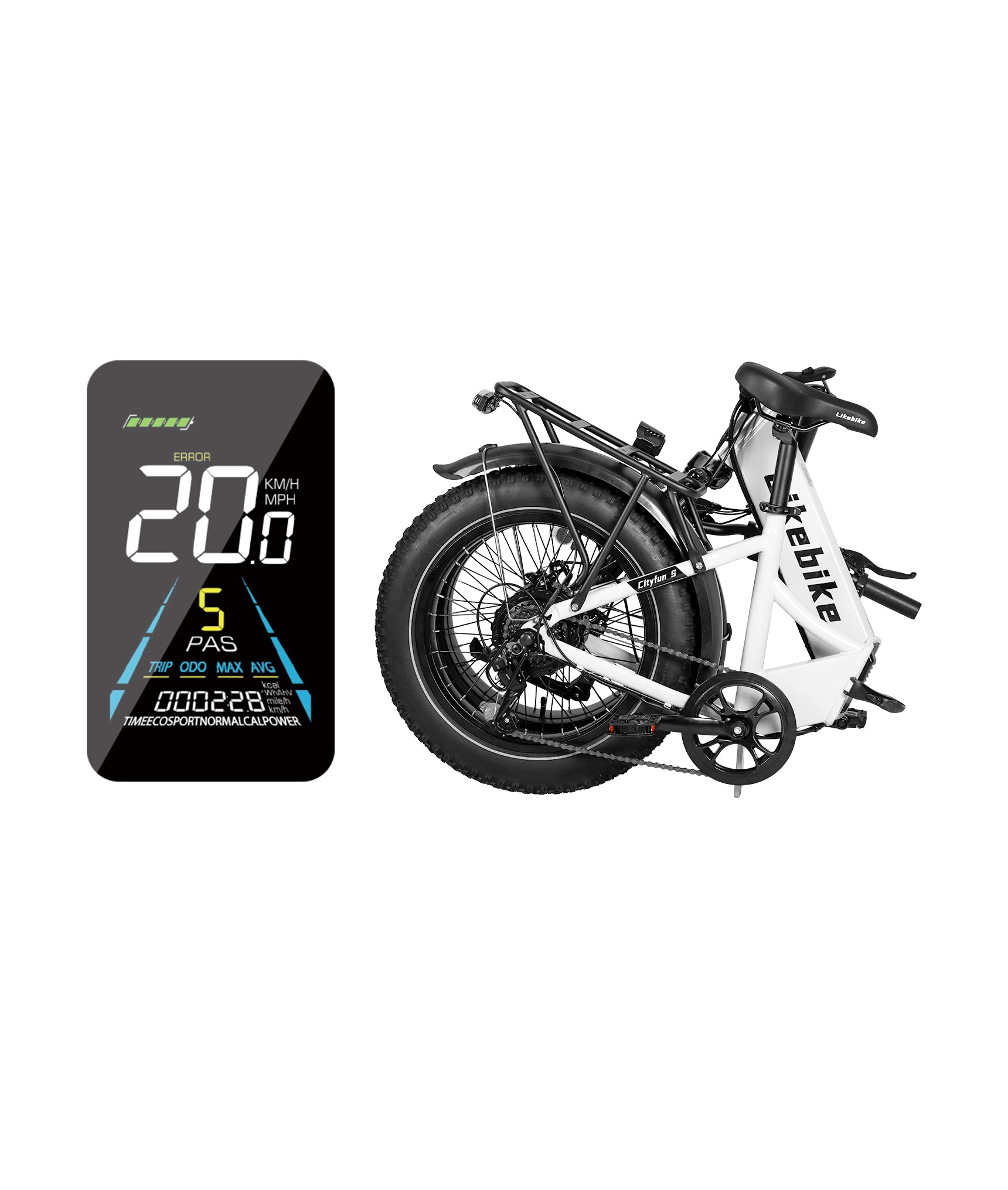 Likebike Cityfun S Foldable Ebike(Likebike and Laifook brands will be shipped randomly)