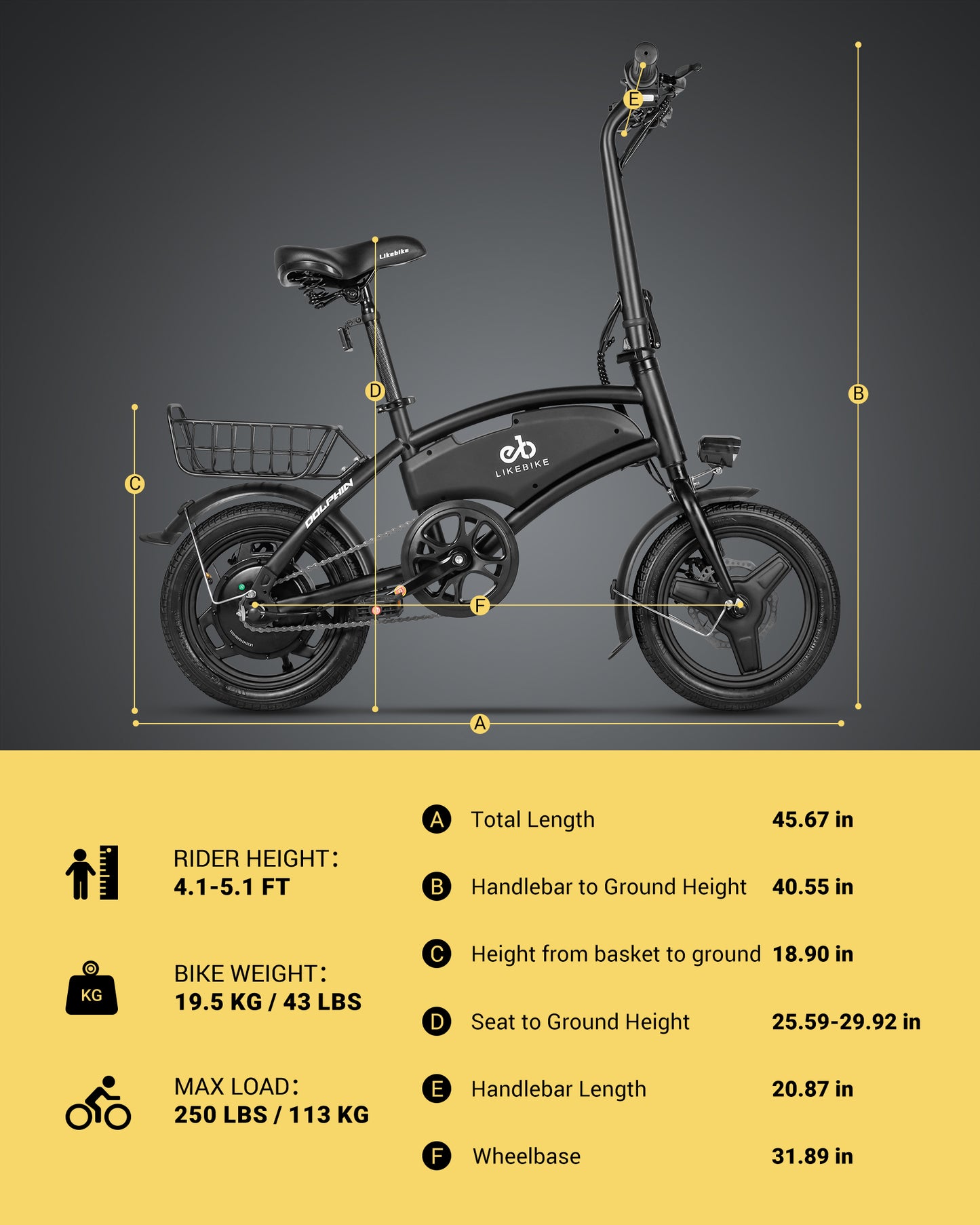 Likebike Dolphin Ebike