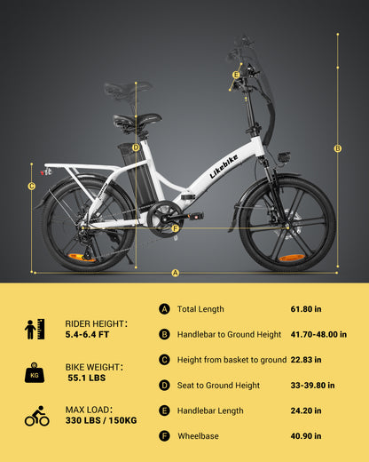 Likebike Sunny Foldable Ebike