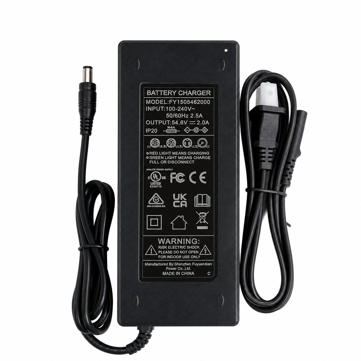 City fun charger 54.6v 2A